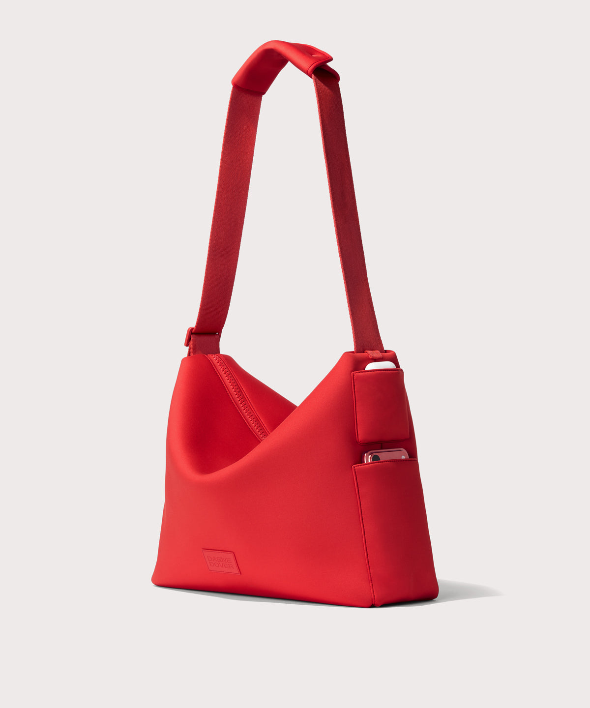 Enzo Messenger Bag in Cherry - Image 3