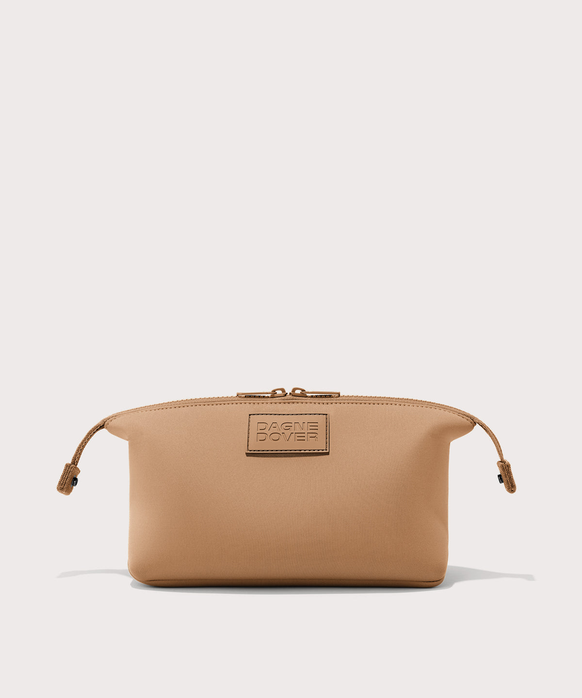 Hunter Toiletry Bag in Camel. Large - Image 7
