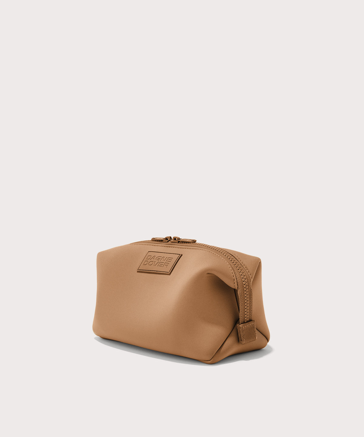 Hunter Toiletry Bag in Camel. Large - Image 5