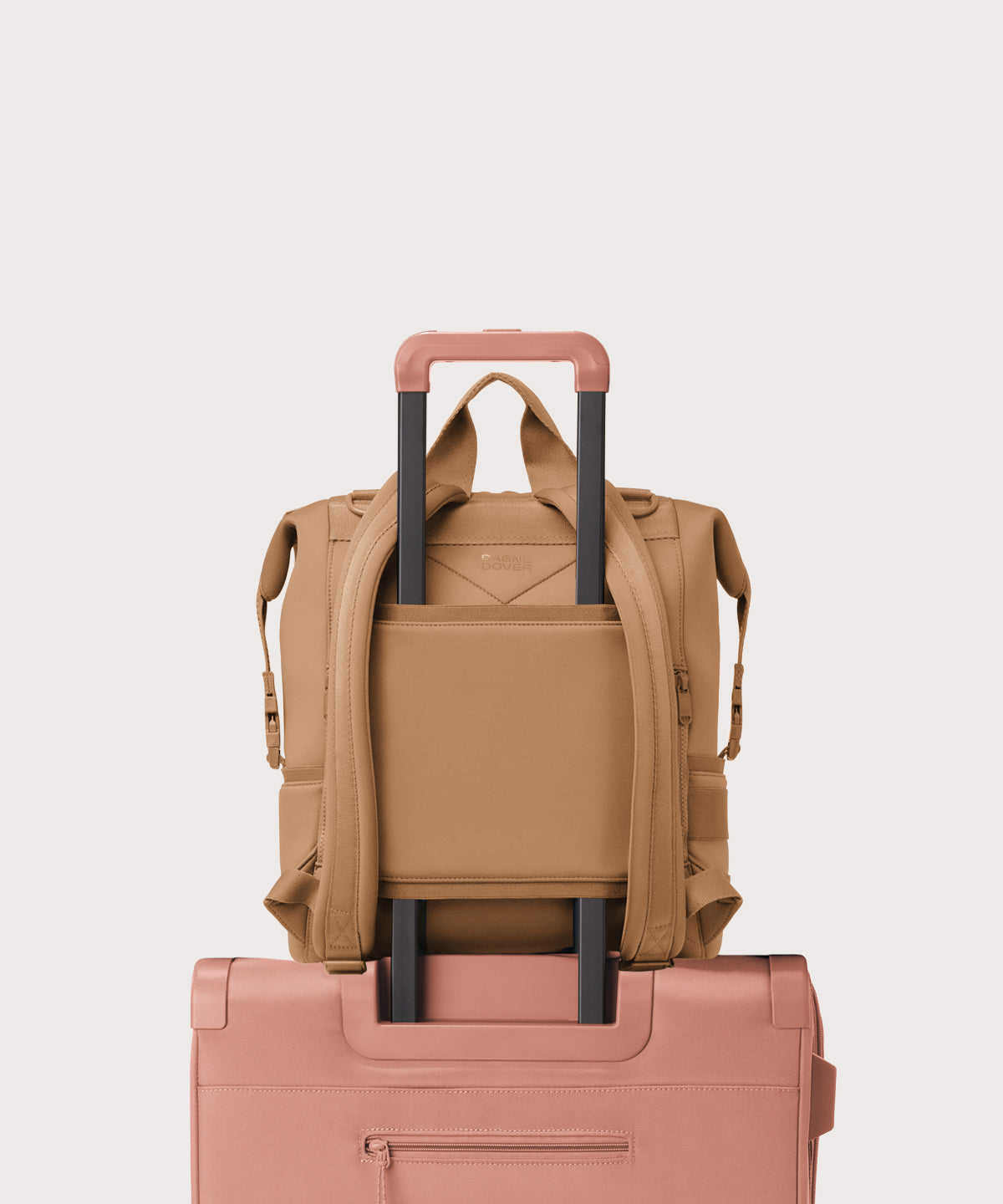 Indi Diaper Backpack in Camel. Large - Image 9