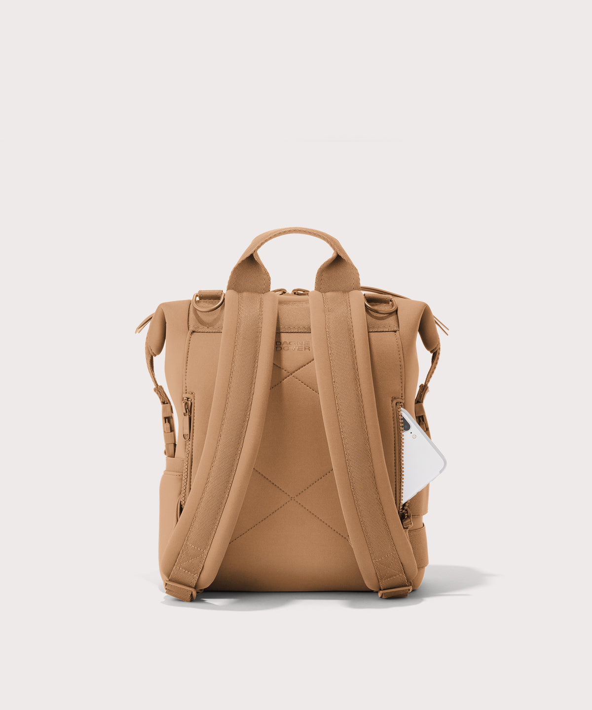 Indi Diaper Backpack in Camel. Small - Image 4
