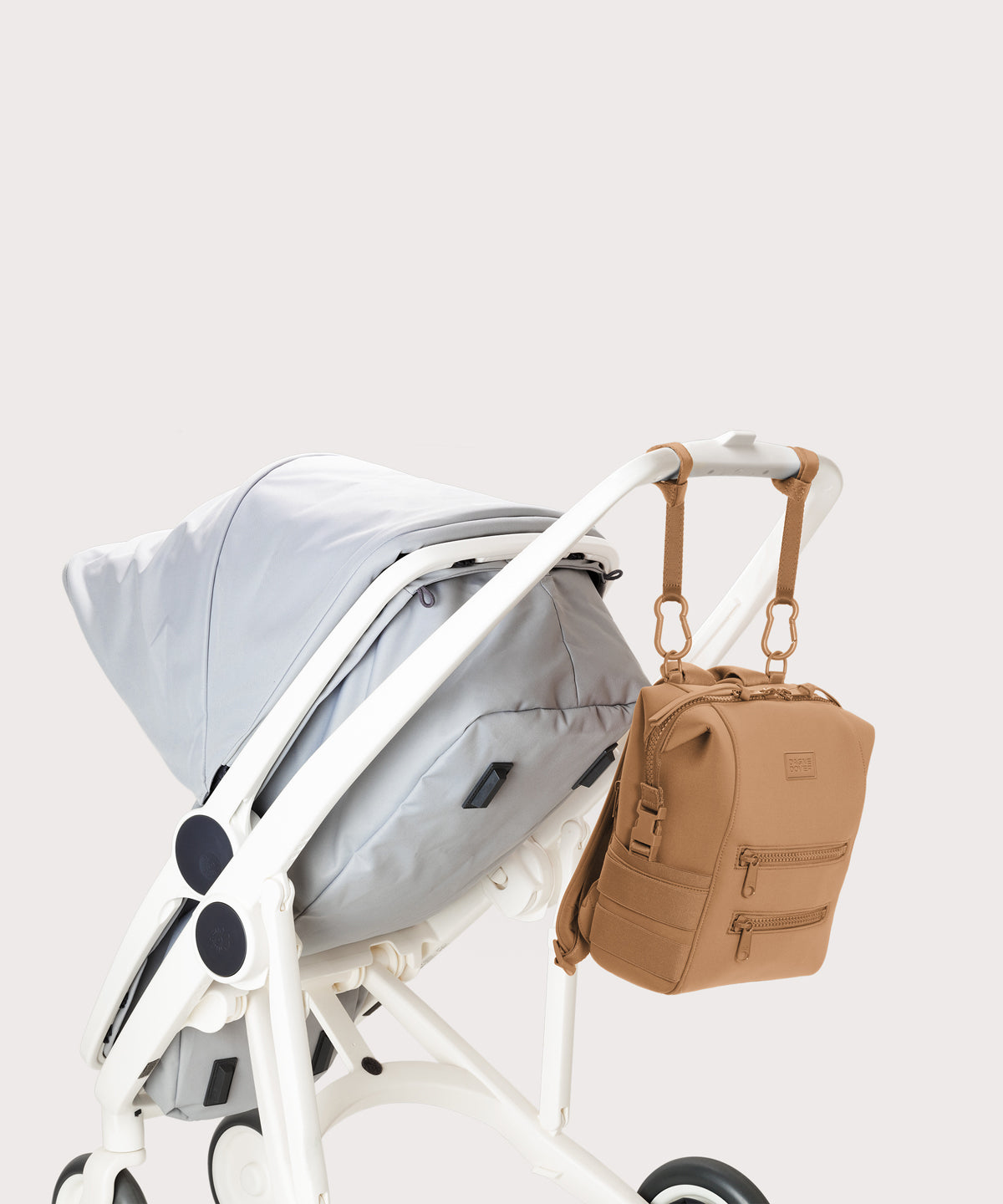 Indi Diaper Backpack in Camel. Small - Image 7