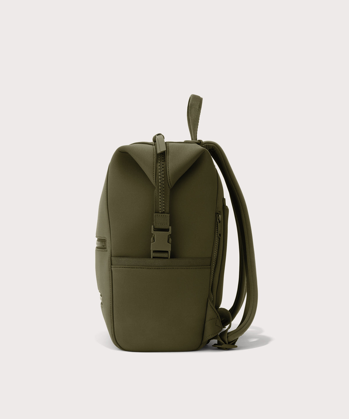 Indi Diaper Backpack in Dark Moss. Medium - Image 6