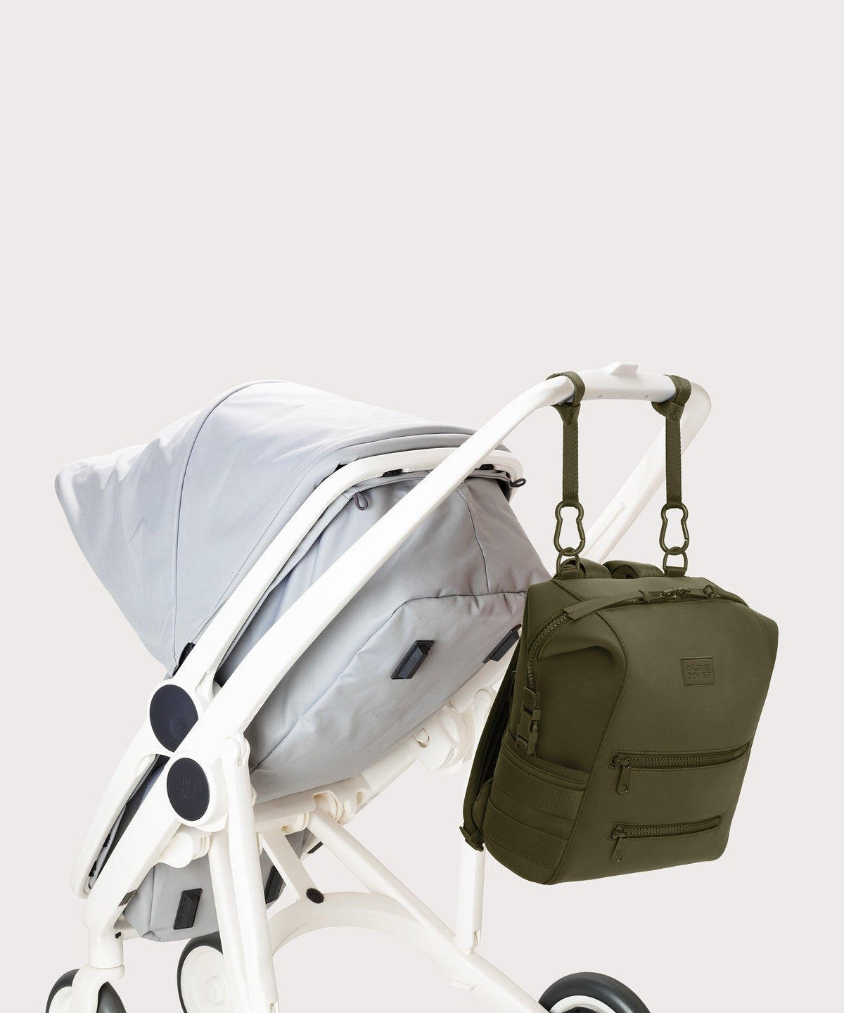 Indi Diaper Backpack in Dark Moss. Medium - Image 8