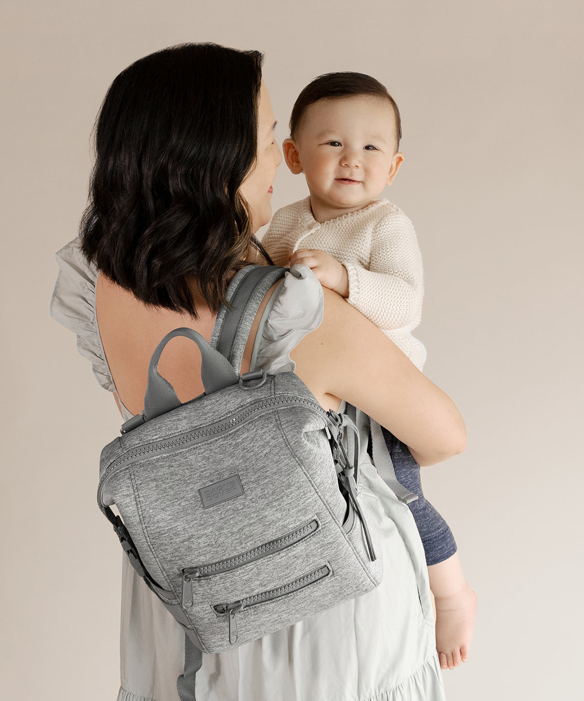 Indi Diaper Backpack in Dark Moss. Small - Image 8