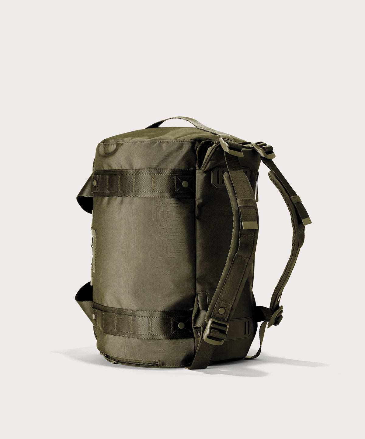 Denver Convertible Duffle in Dark Moss. Medium - Image 5